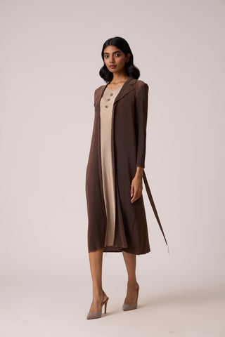 Nylah Dress - Dark Taupe