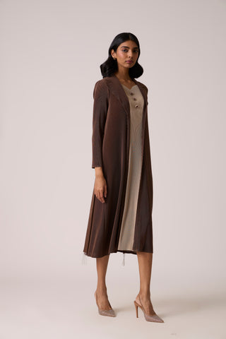Nylah Dress - Dark Taupe