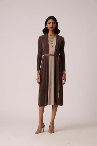 Nylah Dress - Dark Taupe