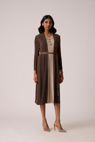 Nylah Dress - Dark Taupe