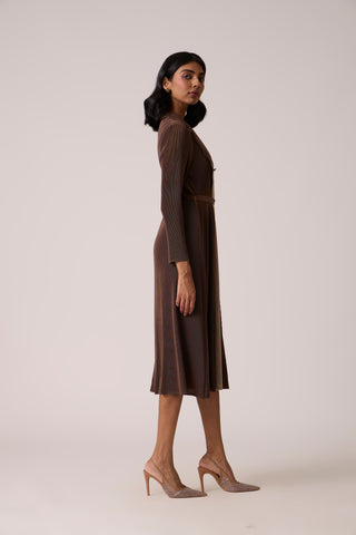 Nylah Dress - Dark Taupe