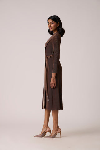 Nylah Dress - Dark Taupe