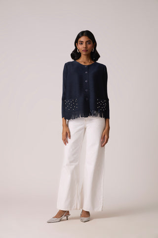 Tiara Top - Navy