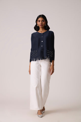 Tiara Top - Navy