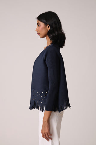Tiara Top - Navy