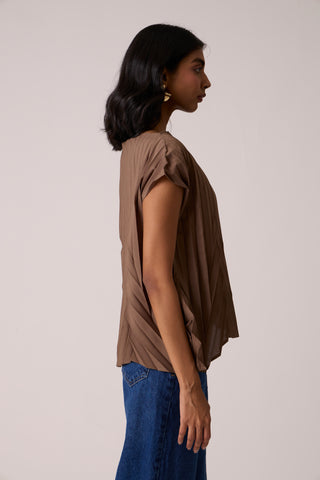 Oasis Top - Dark Taupe