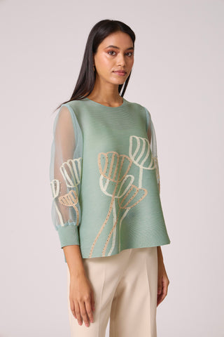 Nia Top - Sage Mint