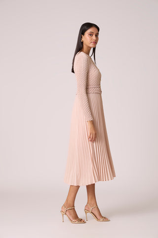 Laurel Crush Dress - Blush Pink
