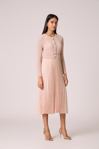 Laurel Crush Dress - Blush Pink