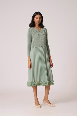 Xenia Dress - Mint Green