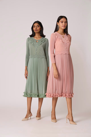 Xenia Dress - Mint Green