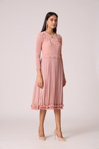 Xenia Dress - Pale Pink