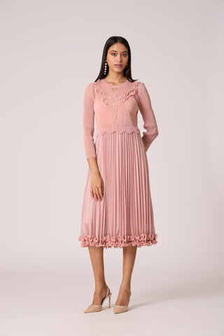 Xenia Dress - Pale Pink