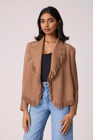 Emilia Fringe Overlay - Mocha