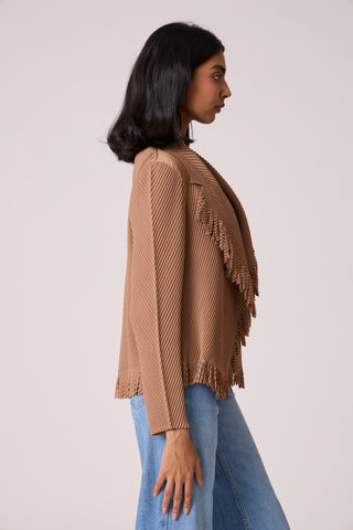 Emilia Fringe Overlay - Mocha