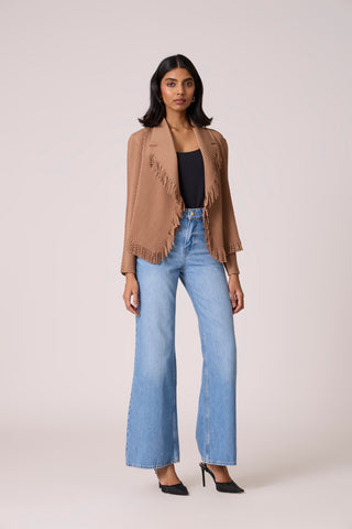 Emilia Fringe Overlay - Mocha