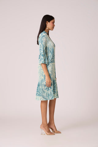 Reene Print Dress - Pistachio Green
