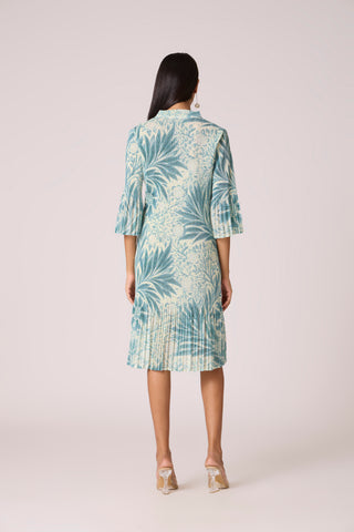 Reene Print Dress - Pistachio Green