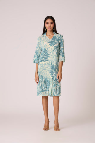 Reene Print Dress - Pistachio Green