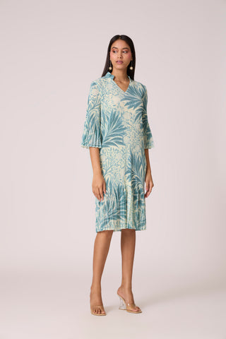 Reene Print Dress - Pistachio Green