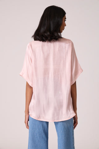 Anais Organza Shirt - Crystal Rose