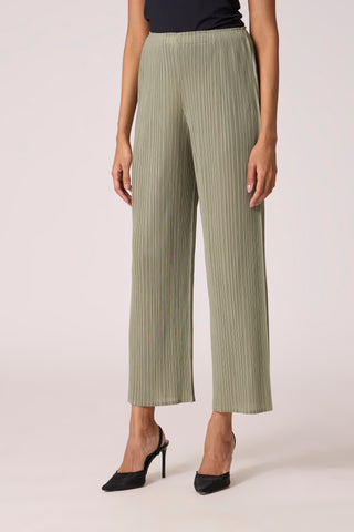 Sloane Pearled Batwing Pant - Dull Green