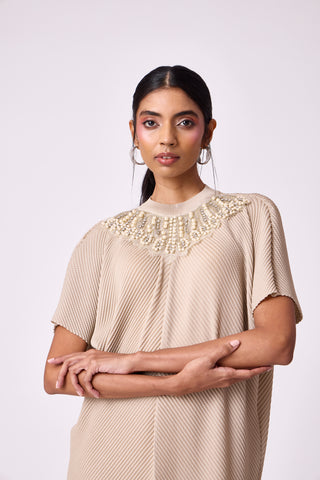 Wisteria Dress - Oyster