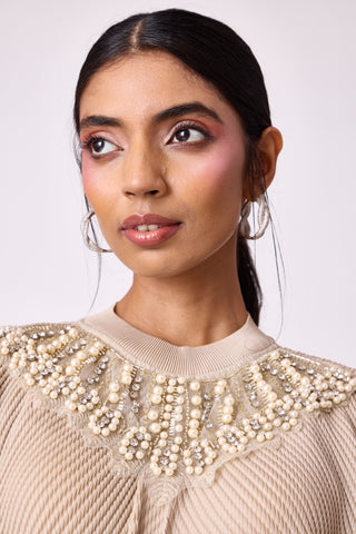 Wisteria Dress - Oyster