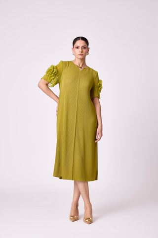 Ella Dress - Peridot Green