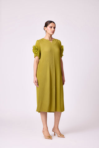 Ella Dress - Peridot Green