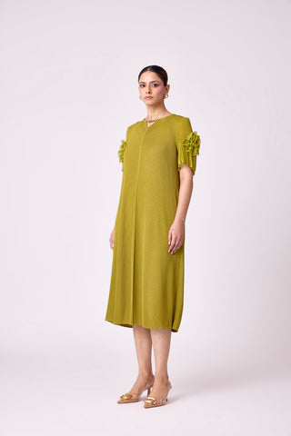 Ella Dress - Peridot Green
