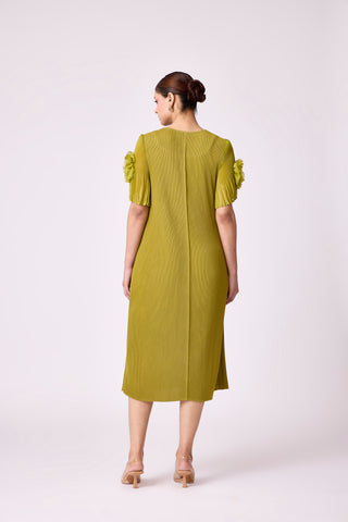 Ella Dress - Peridot Green