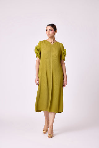 Ella Dress - Peridot Green