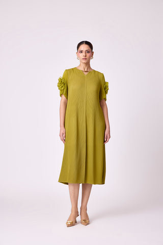 Ella Dress - Peridot Green