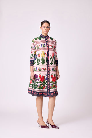 Rory Print Dress - Blush