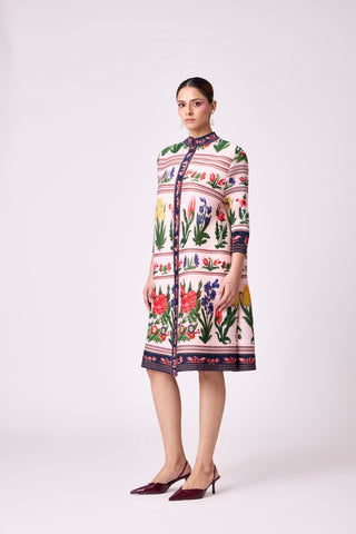 Rory Print Dress - Blush