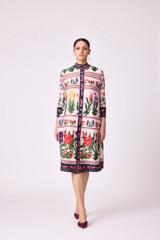 Rory Print Dress - Blush