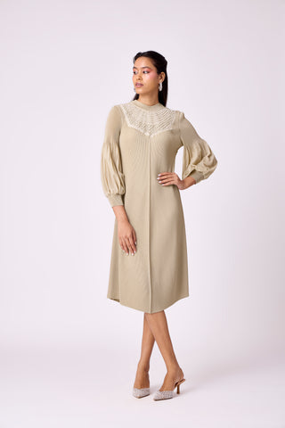 Soleil Dress - Oyster
