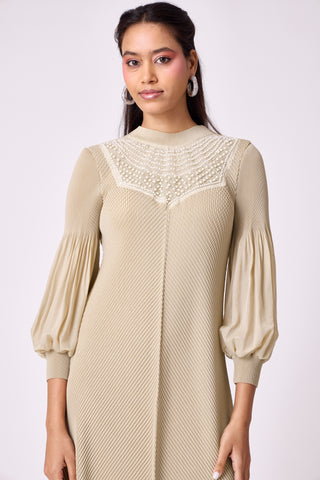 Soleil Dress - Oyster