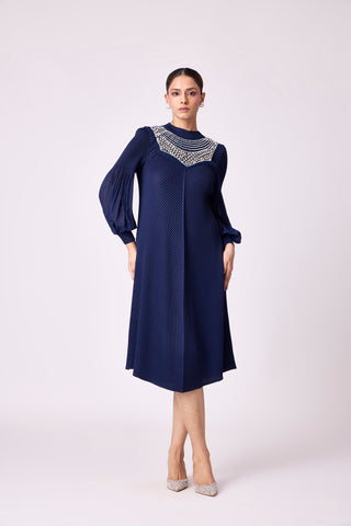 Soleil Dress - Navy