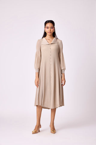 Marcella Dress - Oyster