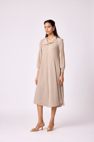 Marcella Dress - Oyster