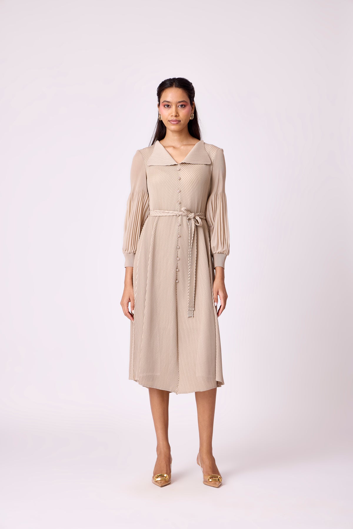 Marcella Dress - Oyster
