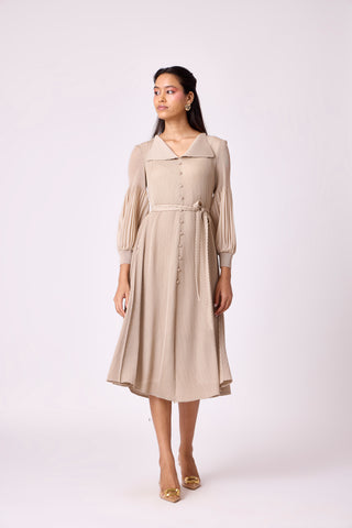 Marcella Dress - Oyster