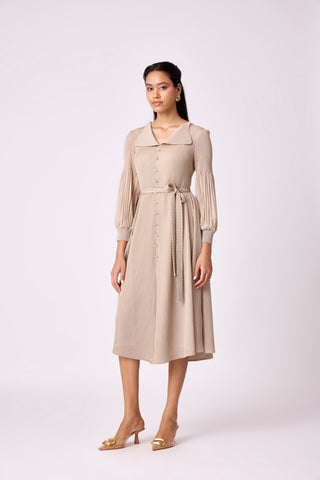 Marcella Dress - Oyster