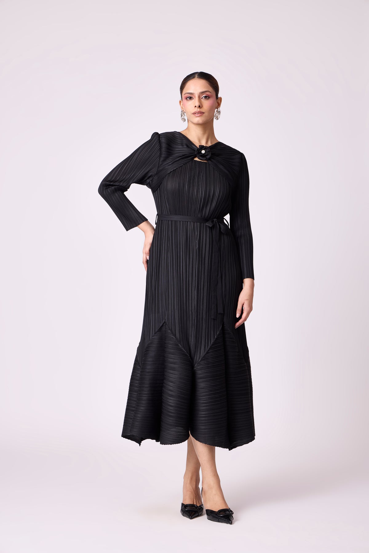 Rose Dress - Black