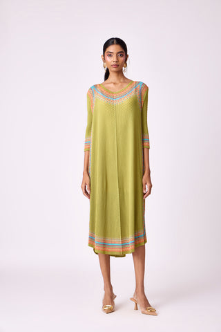 Kimberly Dress - Pear Green
