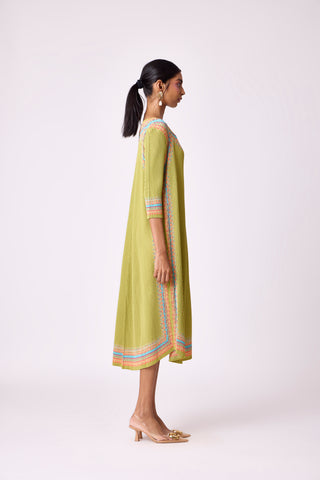 Kimberly Dress - Pear Green
