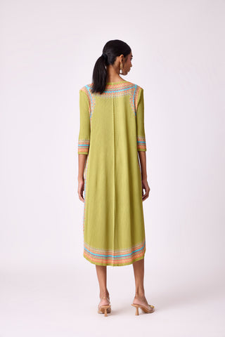 Kimberly Dress - Pear Green