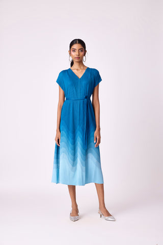 River Ombre Dress - Blue